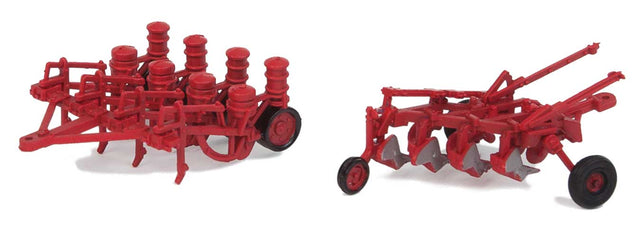 Image for 949-4162 Farm Plow & Planter Red