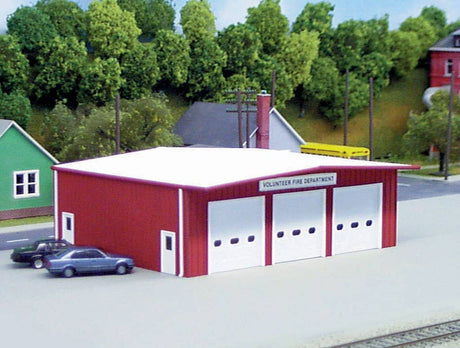 Image for 541-192 Fire Station 50x40' Red