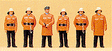 Image for 590-10214 Firemen w/protctve clthng