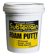 Woodland Scenics 1447 Foam Putty(TM) - SubTerrain System -- 16oz  473mL A Scale