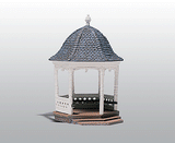 Woodland Scenics 236 Gazebo - Scenic Details(R) -- Kit - 1-1/2 x 2-1/4"  3.8 x 5.7cm HO Scale