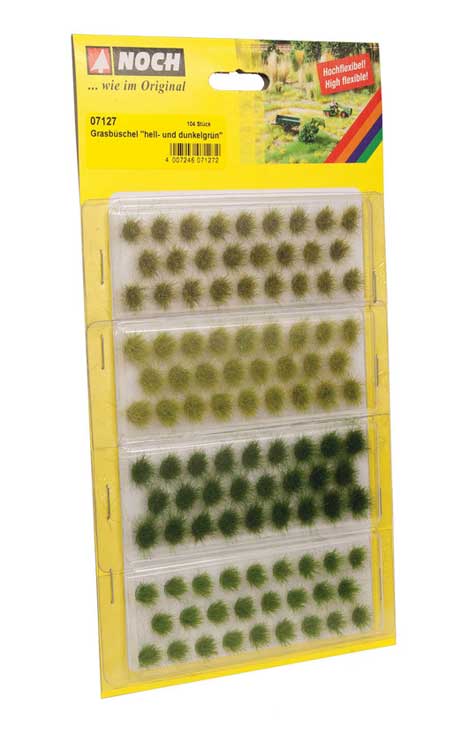Image for 528-7127 Grass Tufts lt/dk green