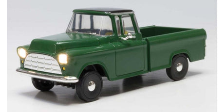 Woodland Scenics 5970 Green Pickup - Just Plug(R) Lighted Vehicle -- Green O Scale