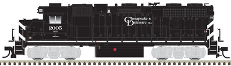 Atlas 150-10004079 Chesapeake & Delaware #2006 (black, silver) GP-38 Low Nose w/ ditch lights DCC & Sound HO Scale
