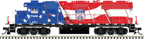 Atlas 150-10004092 Florida, Gulf & Atlantic Railroad #5571 (red, white, blue) GP-38 Low Nose w/ ditch lights DCC & Sound HO Scale