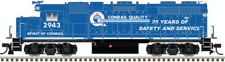 Atlas 150-10004093 Conrail #2943 (blue, white, Spirit of Conrail) GP-38 Low Nose w/ ditch lights DCC & Sound HO Scale