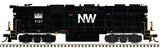 Atlas 150-10004096 N&W - Norfolk & Western #4108 (black, white) GP-38 High Nose DCC & Sound HO Scale