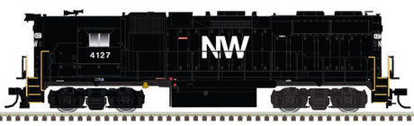 Atlas 150-10004096 N&W - Norfolk & Western #4108 (black, white) GP-38 High Nose DCC & Sound HO Scale