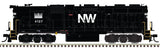 Atlas 150-10004097 N&W - Norfolk & Western #4114 (black, white) GP-38 High Nose DCC & Sound HO Scale