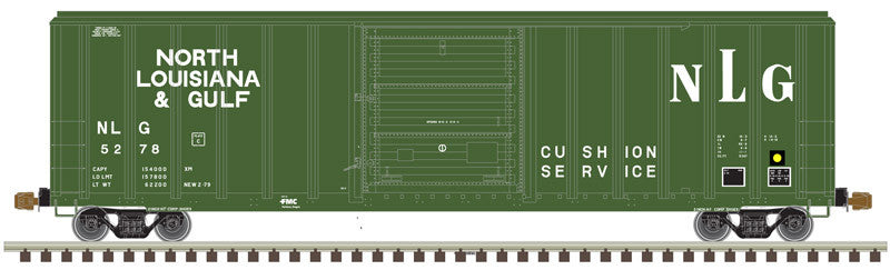 ATLAS 20005506 FMC 5347 SD Boxcar - NLG North Louisiana & Gulf #5278 (green, white) HO Scale