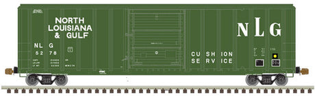 ATLAS 20005504 FMC 5347 SD Boxcar - NLG North Louisiana & Gulf #5107 (green, white) HO Scale