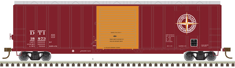 Atlas 20005635 Berwick 50' Boxcar - Detroit, Toledo & Ironton #18852 (Boxcar Red, white; Speed Lettering) HO Scale