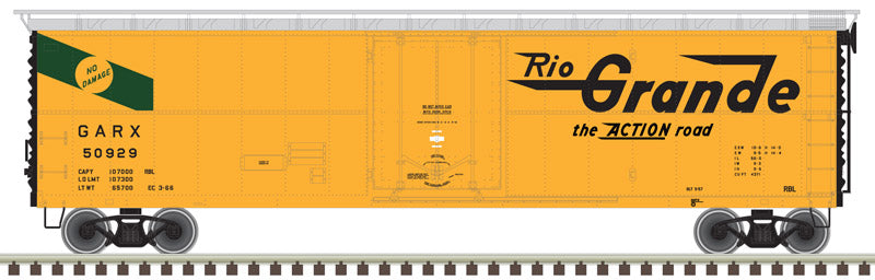 Atlas 20005786 GARX Insulated 50' Boxcar (Reefer) Denver & Rio Grande Western #50921 HO Scale