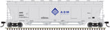 Atlas 20006267 Pressureaide Centerflow Hopper - Archer-Daniels-Midland #50007 (gray, blue, Molecule Logo) HO Scale