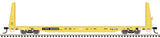 Atlas 20006446 68' Bulkhead Flat Car TTX #804299(yellow, black) HO Scale