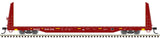 Atlas 20006448 68' Bulkhead Flat Car BNSF #546027 HO Scale