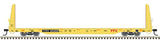 Atlas 20006452 68' Bulkhead Flat Car TTX #804739 (yellow, black, red Forward Thinking Logo) HO Scale