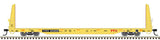 Atlas 20006452 68' Bulkhead Flat Car TTX #804739 (yellow, black, red Forward Thinking Logo) HO Scale