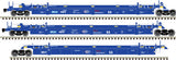 Atlas 20006617 53' Articulated Well Cars BNSF (SFLC) #9051 HO Scale