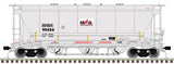 Atlas 20006833 Trinity 3230 Covered Hopper - Greenbrier Management Services BNBX #95475 (gray, black, red) HO Scale