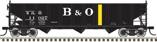 ATLAS 20006913 70 Ton Open Hopper B&O Baltimore & Ohio #11137 (black, yellow, white) HO Scale