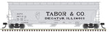 Atlas 20006941 SHPX Tabor & Co #46725 (gray, black) ACF 4650 Centerflow Covered Hopper HO Scale