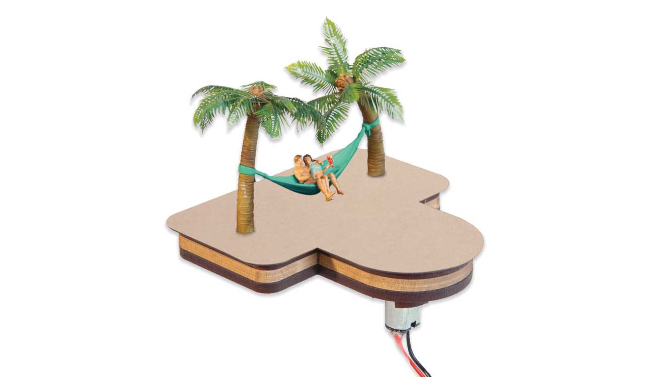 Image for 528-21772 MicroMotn Palms w/Hammock