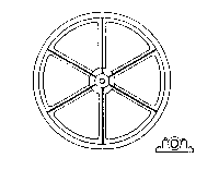 Image for 300-3511 Head-frm sheave 60"dia 2/