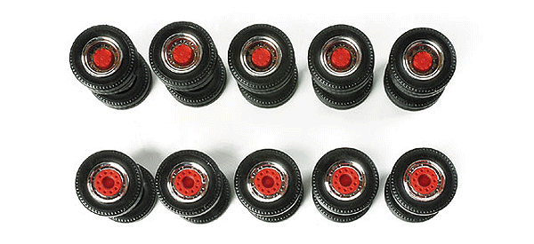 Image for 326-52603 Truck Whls Chrm/Red 5/