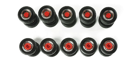 Image for 326-52603 Truck Whls Chrm/Red 5/