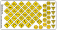 Image for 184-143 Vintage warning/stop sgns