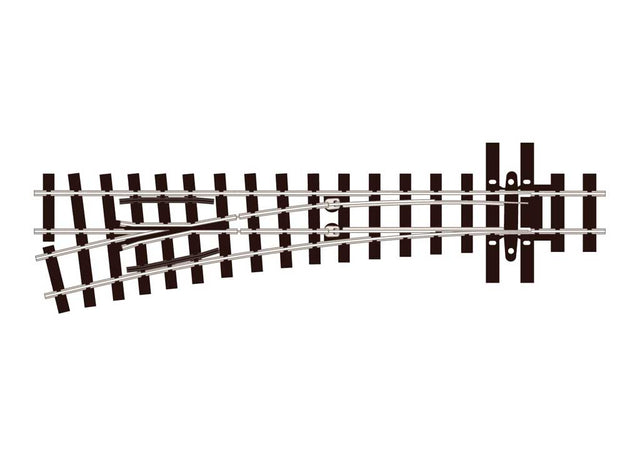 Image for 552-SLE496 HOe Code 80 LH Turnout