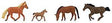 Image for 272-151912 Horses Brown 4/