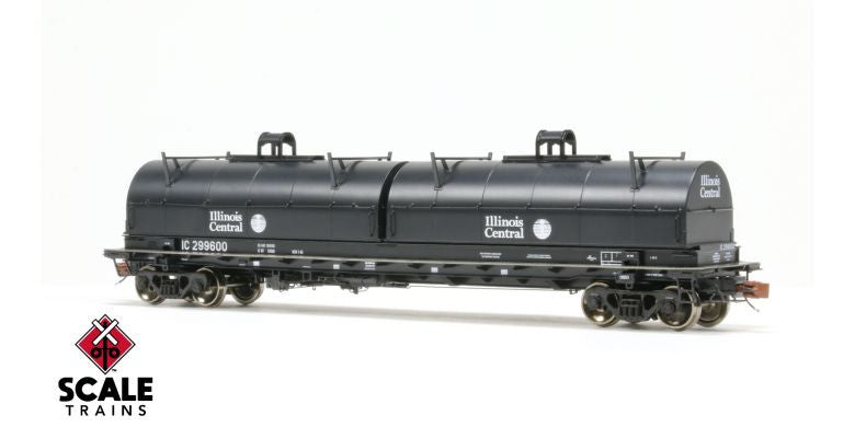 Scaletrains SXT38414 Thrall 48' 2-Hood Coil Steel Car IC Illinois Central #299604 HO Scale