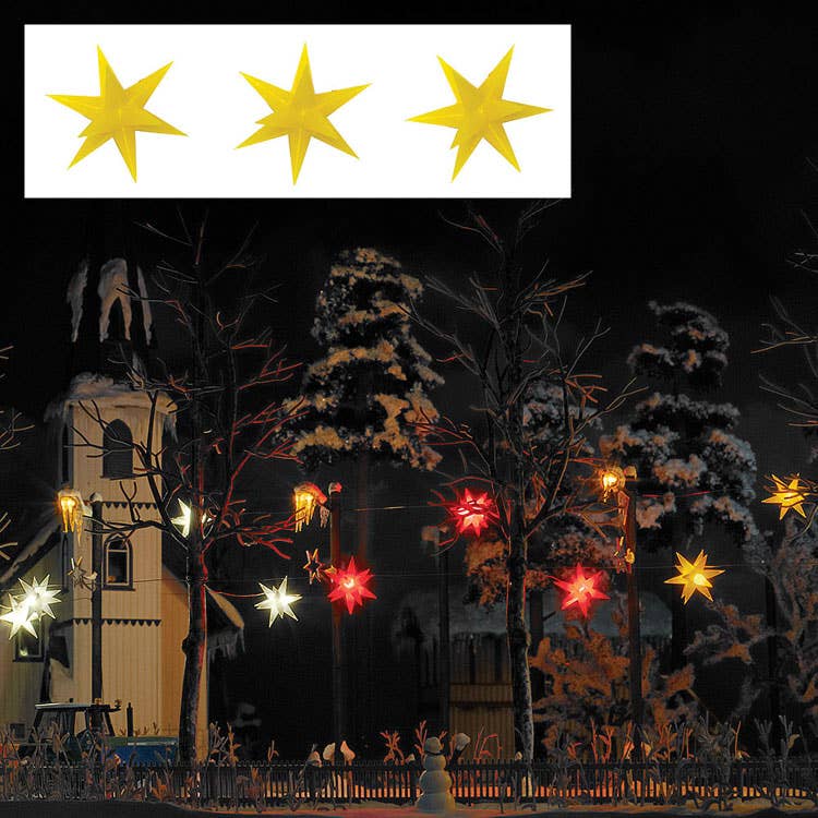 Image for 189-5415 Illuminated Stars Ylw 3/