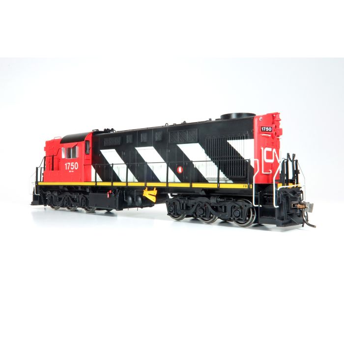 Rapido 32555 MLW-CN RSC-14 CN Canadian National BCOL #1750 (Stripe Scheme, black, red, white) w/LokSound & DCC HO Scale