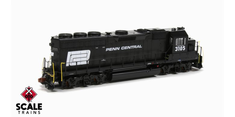 Scaletrains Rivet Counter SXT40217 EMD GP40 Phase IIb, PC Penn Central #3146 HO Scale