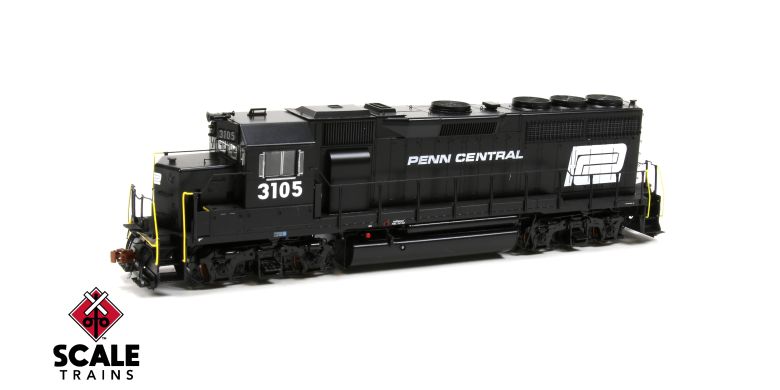 Scaletrains Rivet Counter SXT40217 EMD GP40 Phase IIb, PC Penn Central #3146 HO Scale