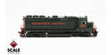 Scaletrains Rivet Counter SXT40227 EMD GP40 Phase IIc, WP Western Pacific #3528 Perlman Green HO Scale