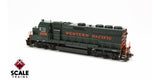 Scaletrains Rivet Counter SXT40227 EMD GP40 Phase IIc, WP Western Pacific #3528 Perlman Green HO Scale