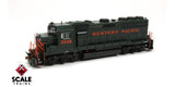 Scaletrains Rivet Counter SXT40227 EMD GP40 Phase IIc, WP Western Pacific #3528 Perlman Green HO Scale