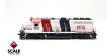 Scaletrains Rivet Counter SXT40223 EMD GP40 Phase IIc, WP Western Pacific #1776 Bicentennial HO Scale