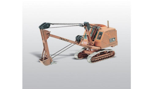 Woodland Scenics 237 Insley Model K Backhoe - Kit -- On Crawler Chassis HO Scale