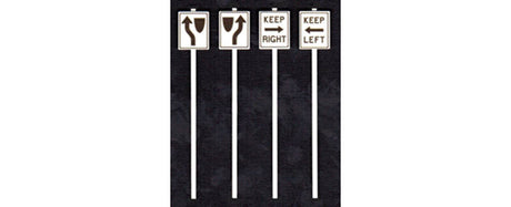 Image for 293-3546 Keep Left/Right Signs 8/