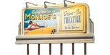 Woodland Scenics 5794 Lighted Billboard - Just Plug(R) -- Monroe's Drive-In HO Scale