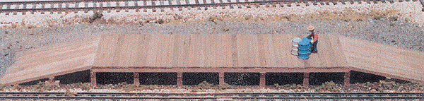 B.T.S. 17506 Loading Dock - Kit (Laser-cut Wood) -- Scale 16 x 85' 4.9 ...