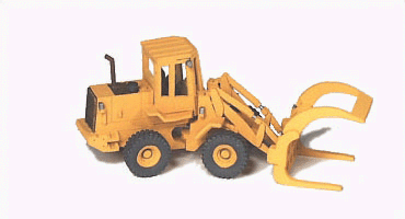 Log Loader Model Kit GHQ 53-014 Logging Equipment (Unpainted Metal Kit) -- Log Loader N Sca ...