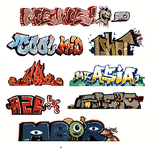 Image for 184-1244 Graffiti Dcl Mega #1 8/