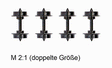 Image for 189-12299 Metal Wheel Sets 4/
