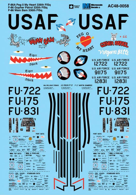 Image for 460-AC480058 F-86/F86A 335/336 Squad